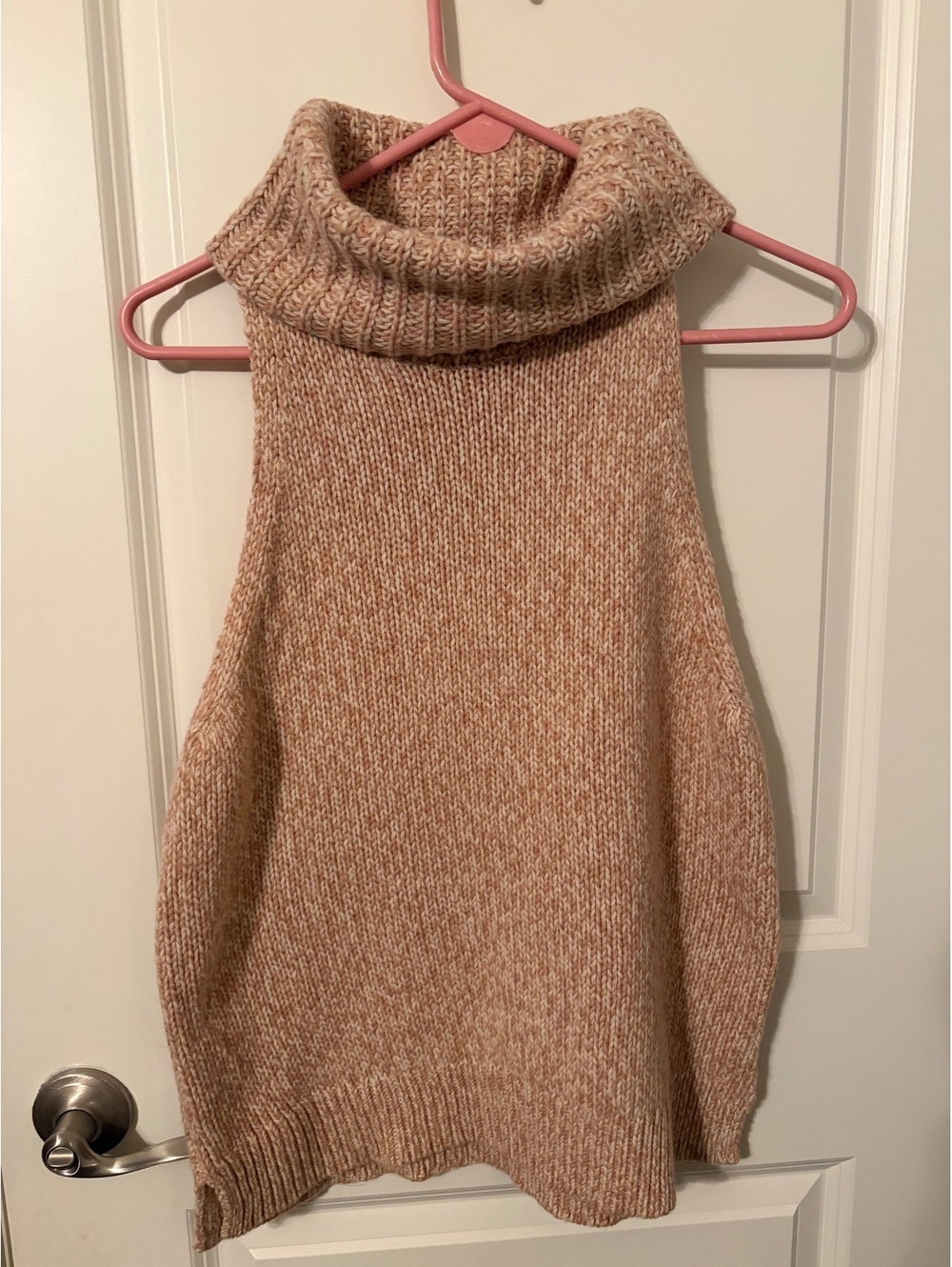 Madewell Sleeveless Turtleneck Knit Sweater Top Size Large